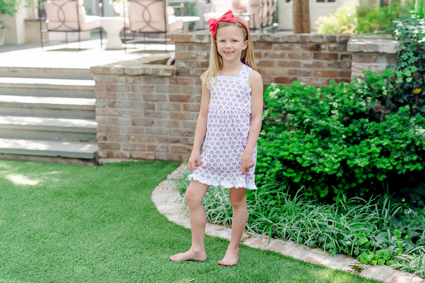 Stars, Stripes, & Bows - Eden Dress