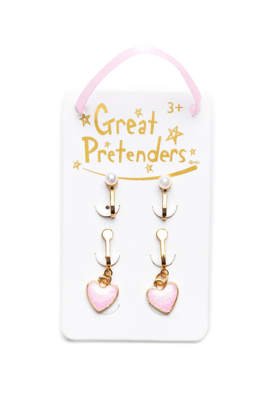 Boutique Cute & Classy Clip-on Earrings, Set of 2