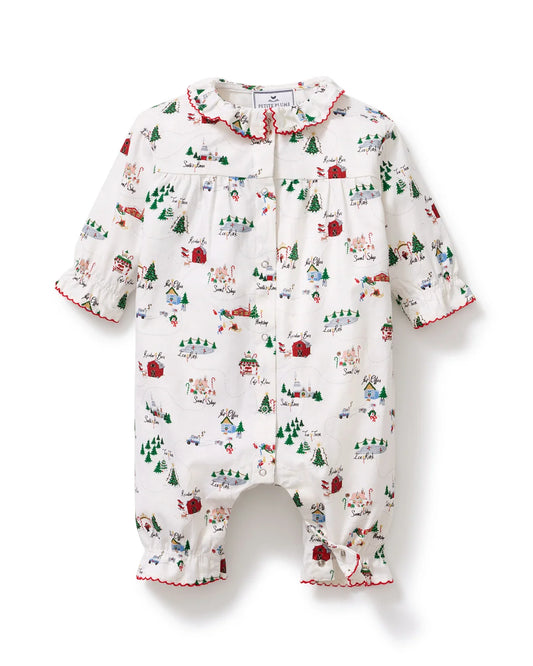 North Pole Chronicles Twill - Madeline Romper