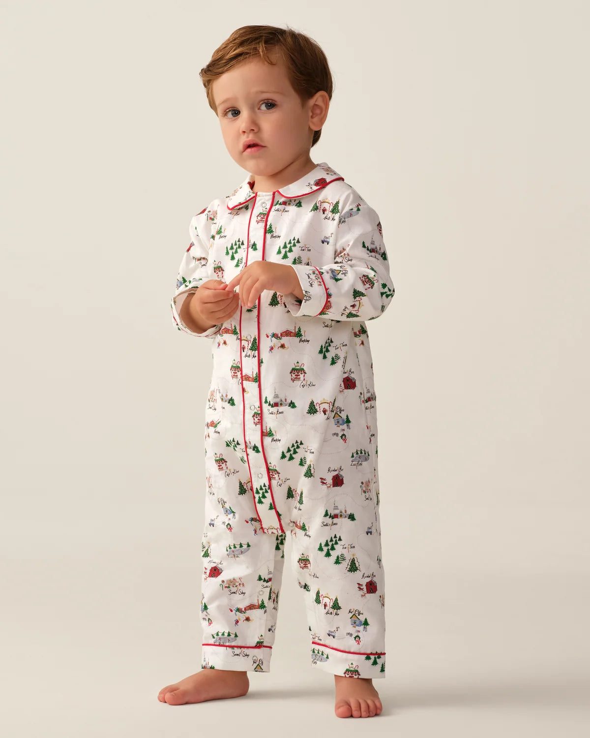 North Pole Chronicles Twill - Cambridge Romper