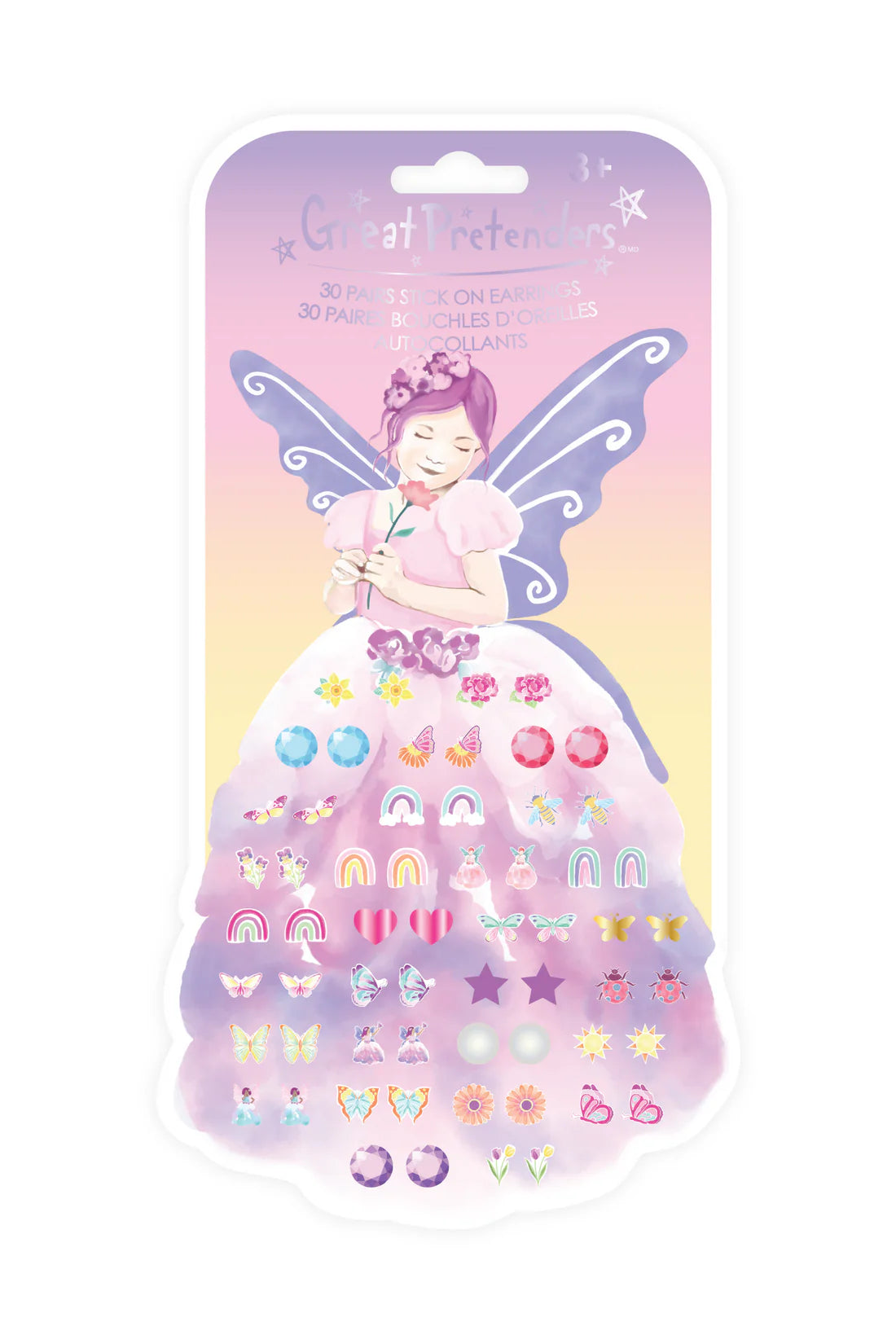 Butterfly Fairy Triana Stick-On Earrings