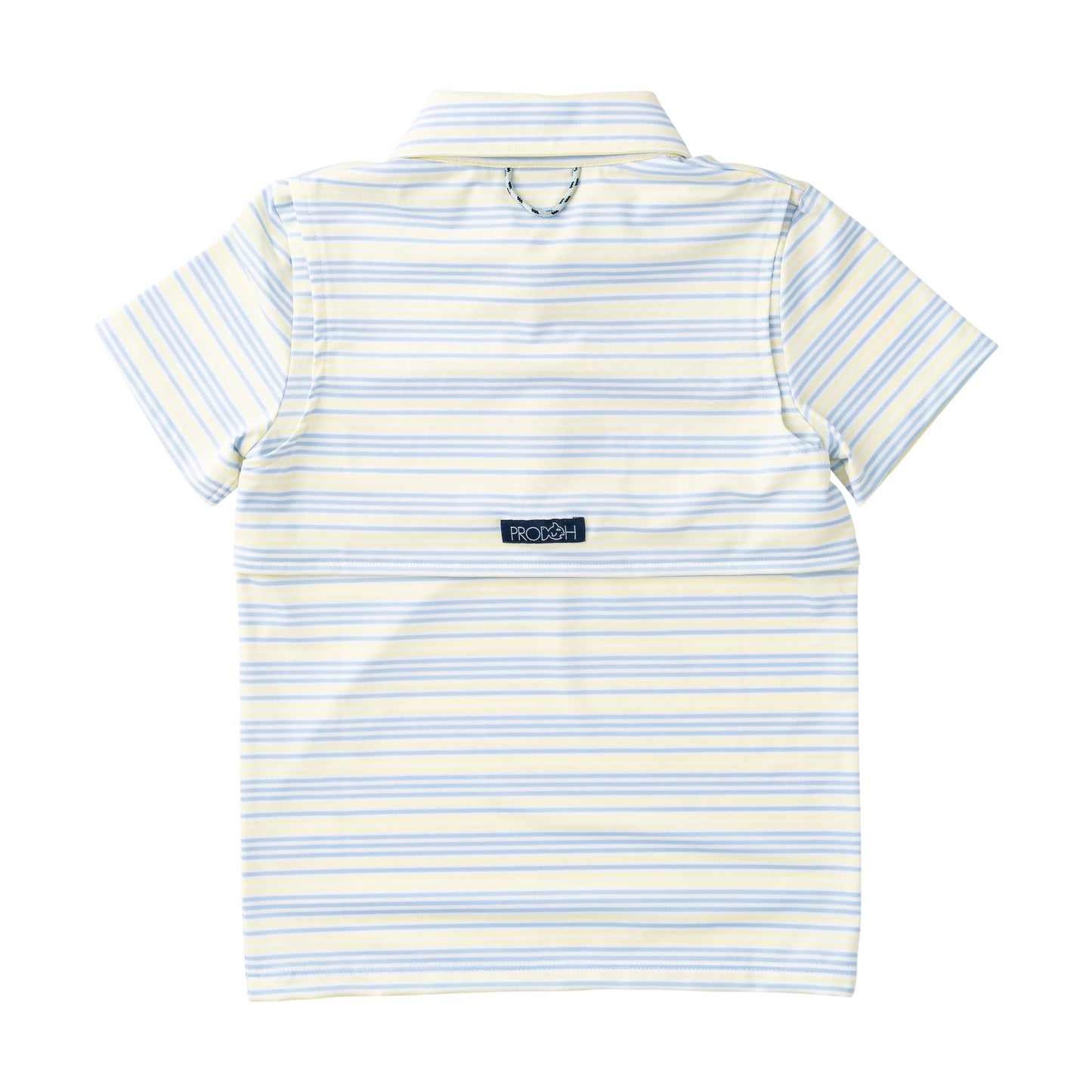 Pro Perf. S/S Polo - Yellow Pear/ Windsurfer Stripe