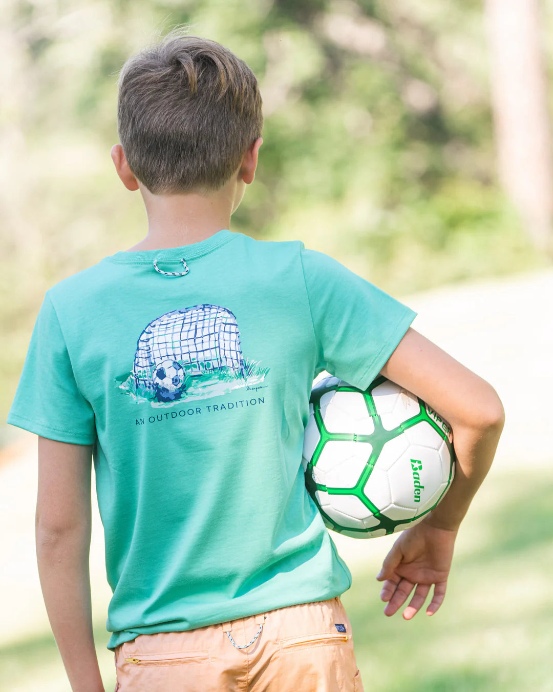 Cotton S/S Tee - Marine Green