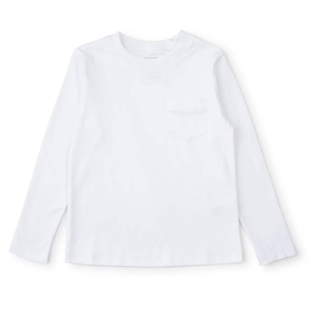 Blake Boy's L/S Pocket Tee - White