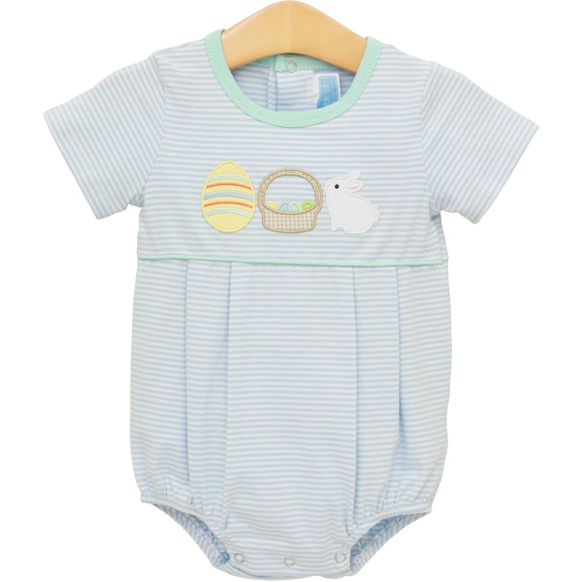 Bunnies & Baskets - Blue Bubble