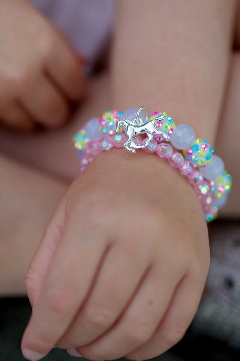 Sparkle Pony Bracelet Set, 2pc