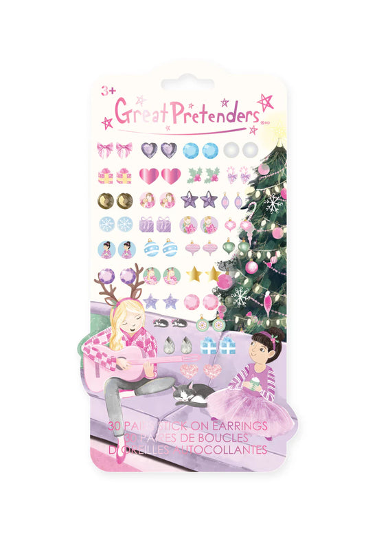 Holiday Stick-On Earrings
