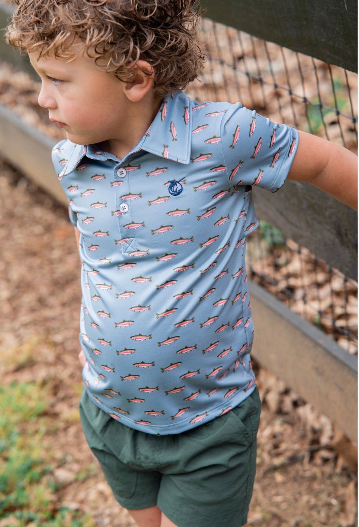 Pro Performance Polo - Rainbow Trout