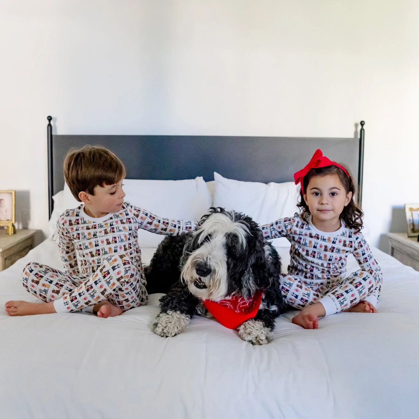 Grayson Pajama Set - Western Pups