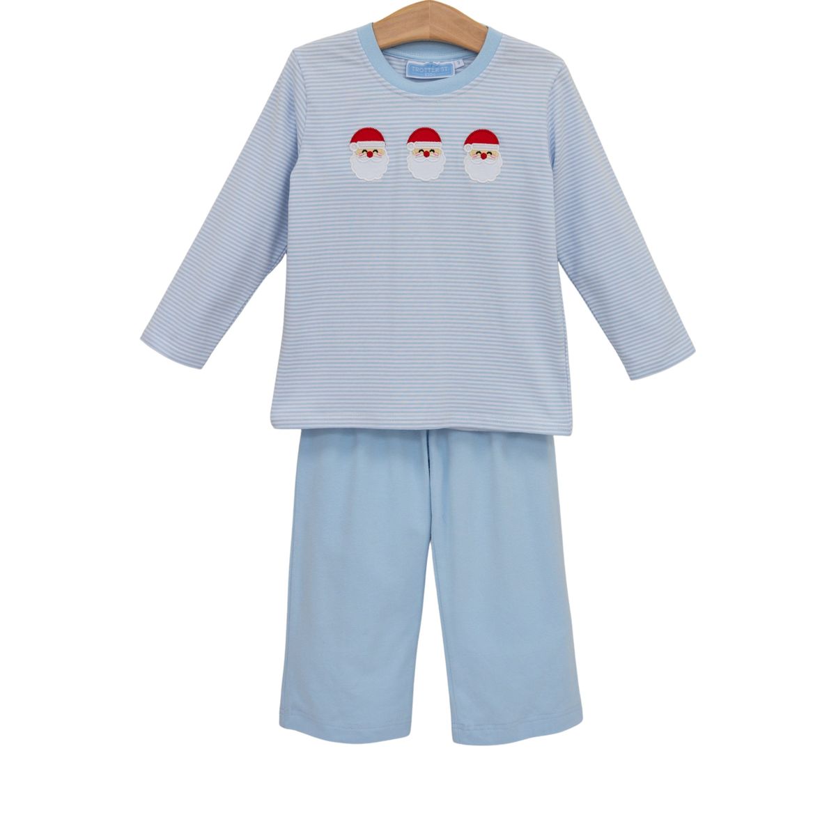Santa Trio - Blue Pant Set