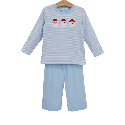 Santa Trio - Blue Pant Set