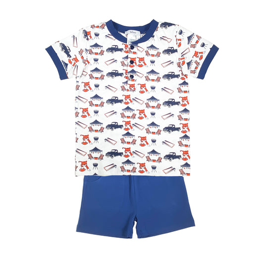 Tiger Boy's Short Set