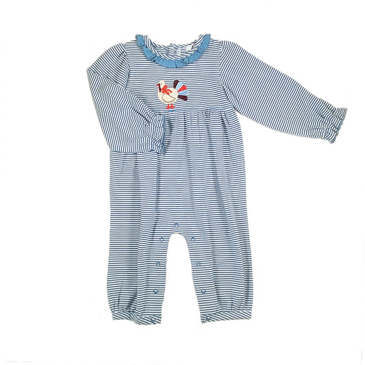Turkey Ruffled Romper