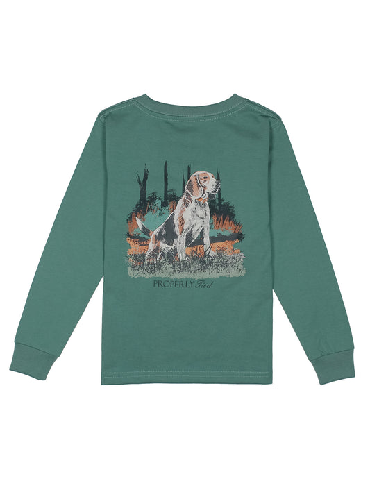 Properly Tied L/S Tee - Beagle