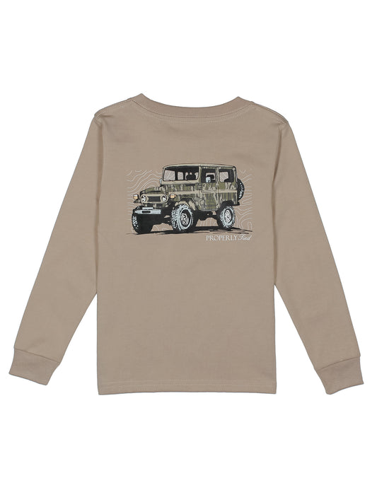 Properly Tied L/S Tee - Mossy Oak Topo Cruiser