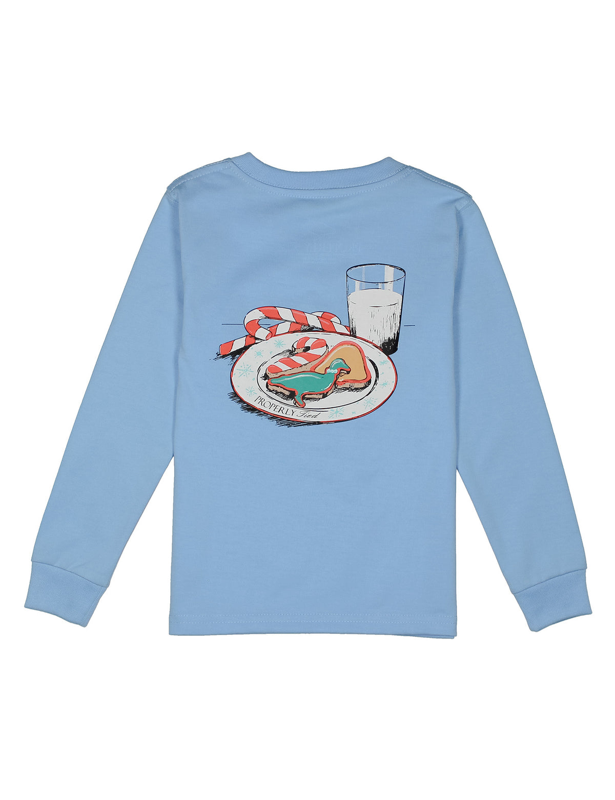Properly Tied L/S Tee - Milk And Cookies