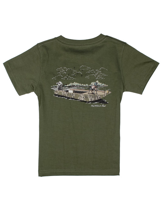 Properly Tied S/S Tee - Mossy Oak Boat Ride