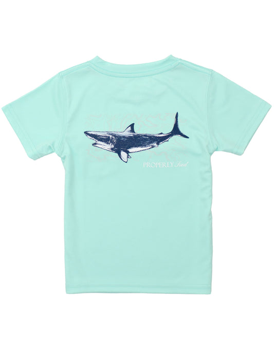 Properly Tied Perf. S/S Tee - Topo Shark