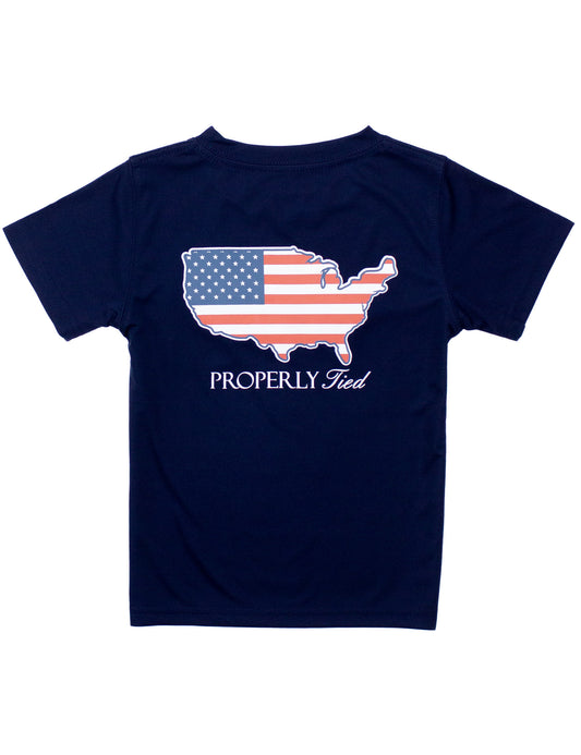 Properly Tied Perf Tee - Old Glory