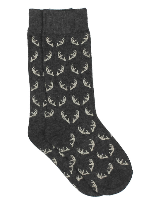 Properly Tied Lucky Duck Socks - Antlers