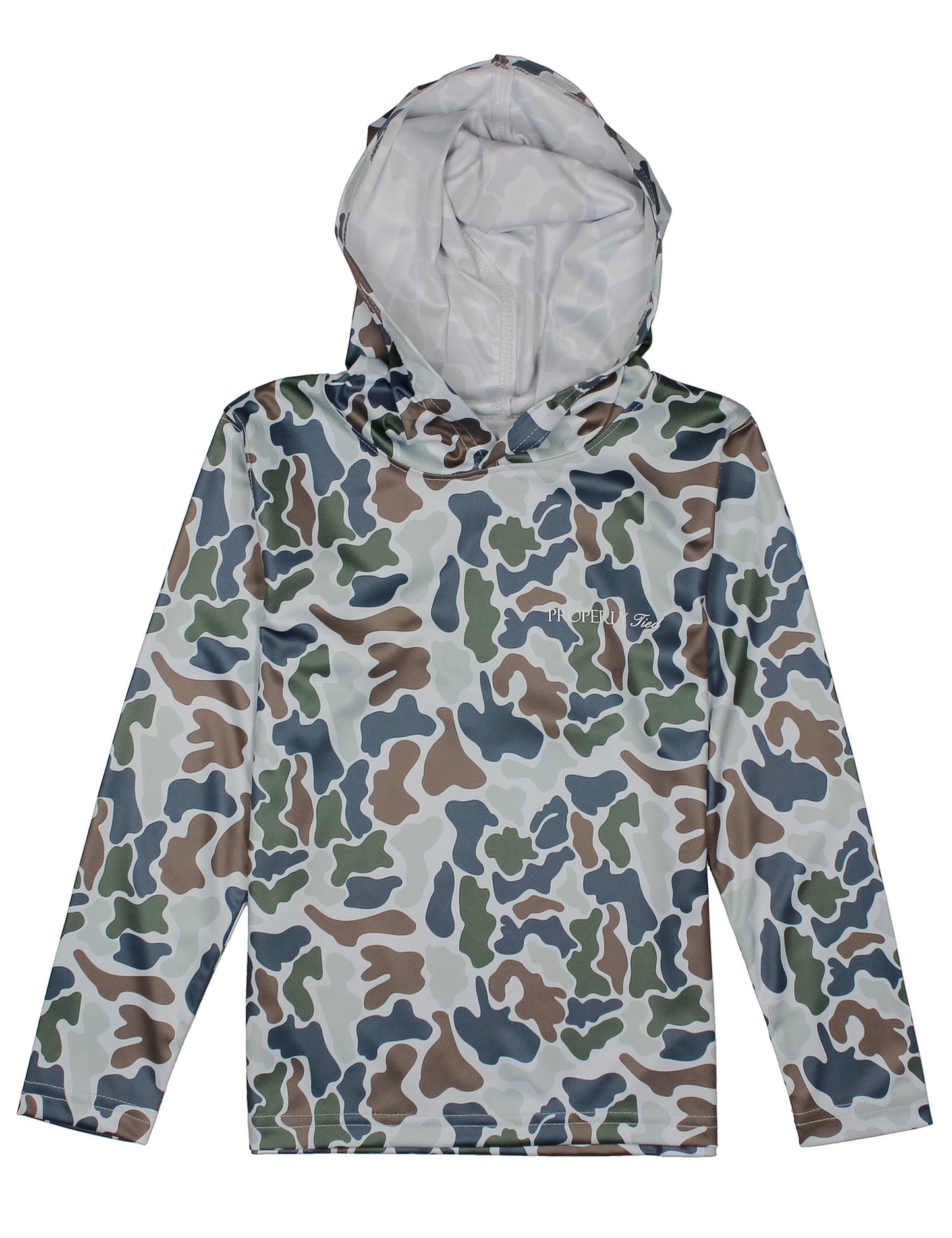 Properly Tied Sportsman Performance Hoodie - Terra Camo