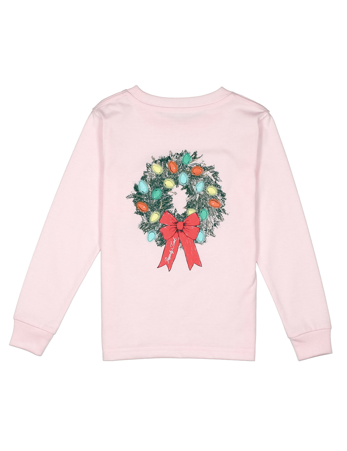 Properly Tied Girls L/S Tee - Wreath