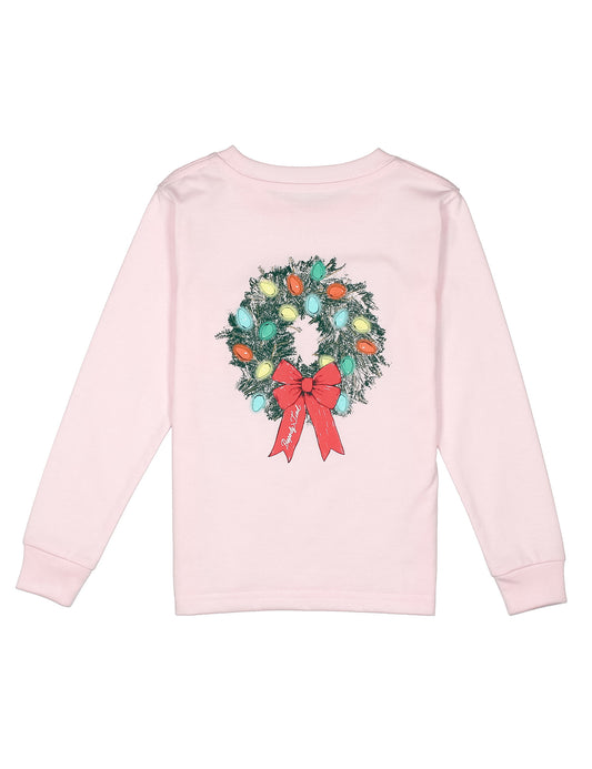 Properly Tied Girls L/S Tee - Wreath