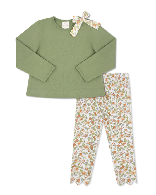Madeline Legging Set - Saybrook Sage, Hearthside Floral