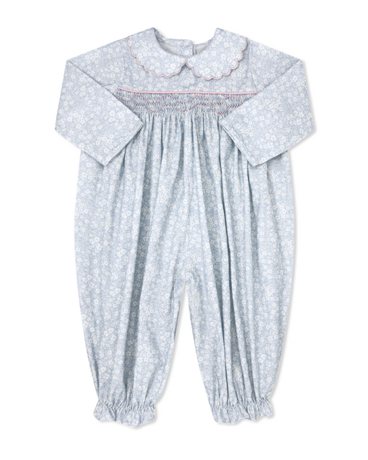 Snow Kissed Floral Corduroy - Marcie Romper