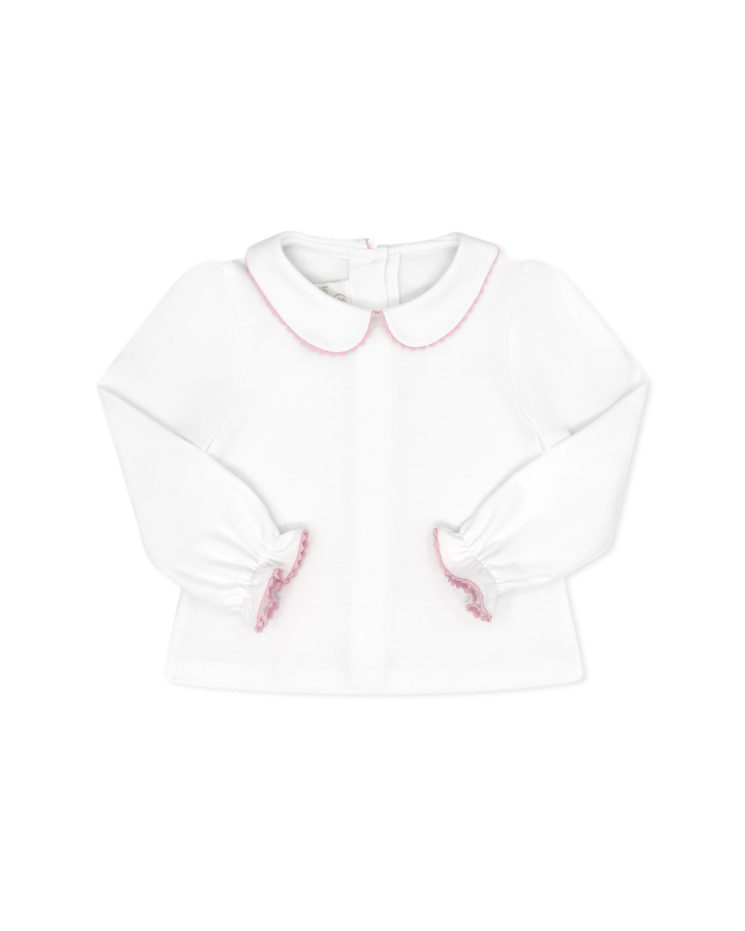 Better Together L/S Blouse - Legacy White with Pink Ricrac Trim