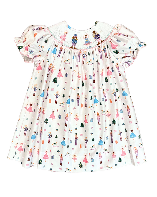 Classic Nutcracker - Smocked Emma Bishop Dress