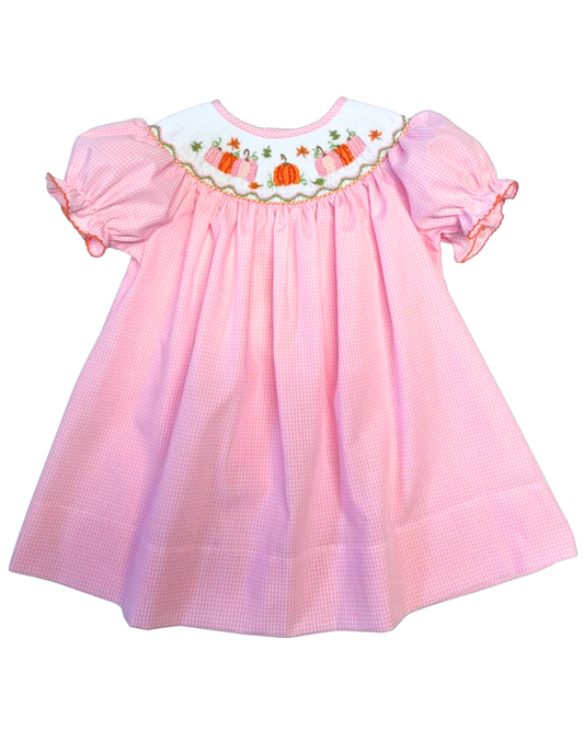Pumpkin Harvest - Smocked Emma Bishop Dress