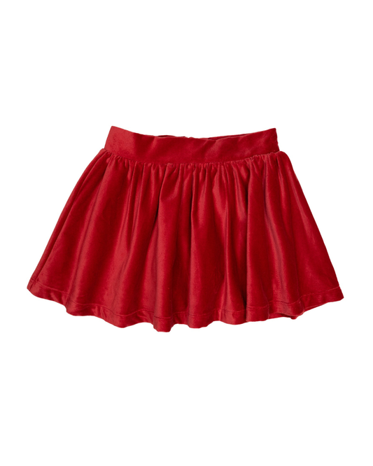 Red Velvet Skirt