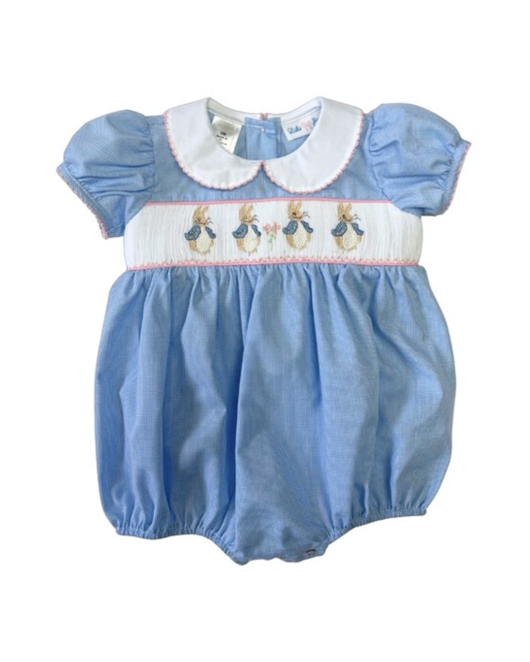Smocked Peter Rabbit - Rosie Bubble