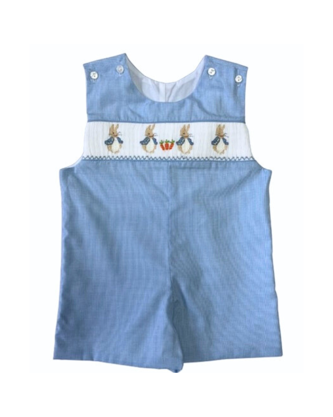 Smocked Peter Rabbit - Pete Shortall – Tortoise & Hare Children's Boutique