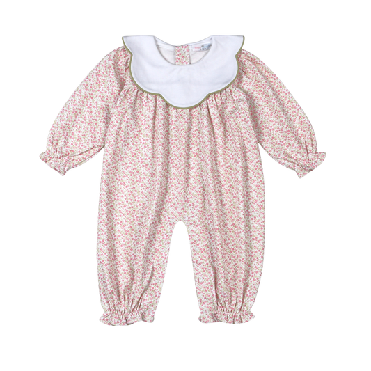Melody Pima Scallop Collar - Romper