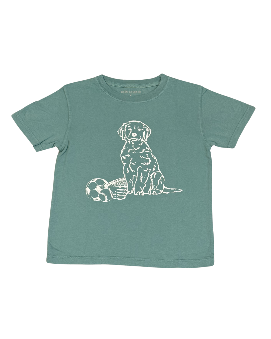 Sports Pup Short Sleeve Tee - Seafoam Green