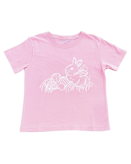 Easter Bunny S/S Tee - Light Pink