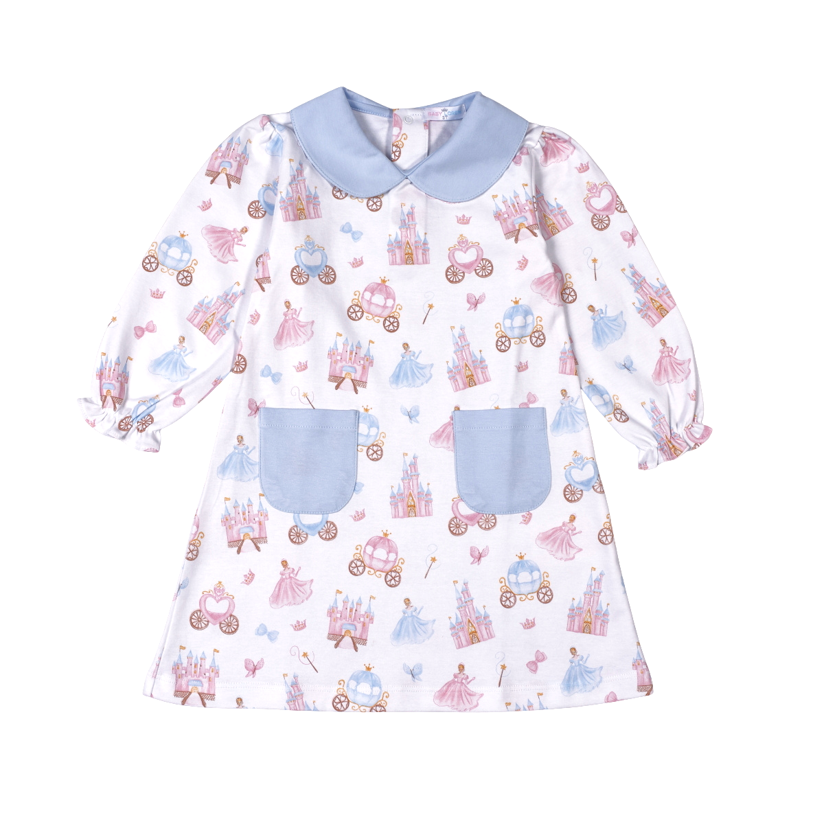 Princess and Castles Pima Collar Dress w/ Pockets
