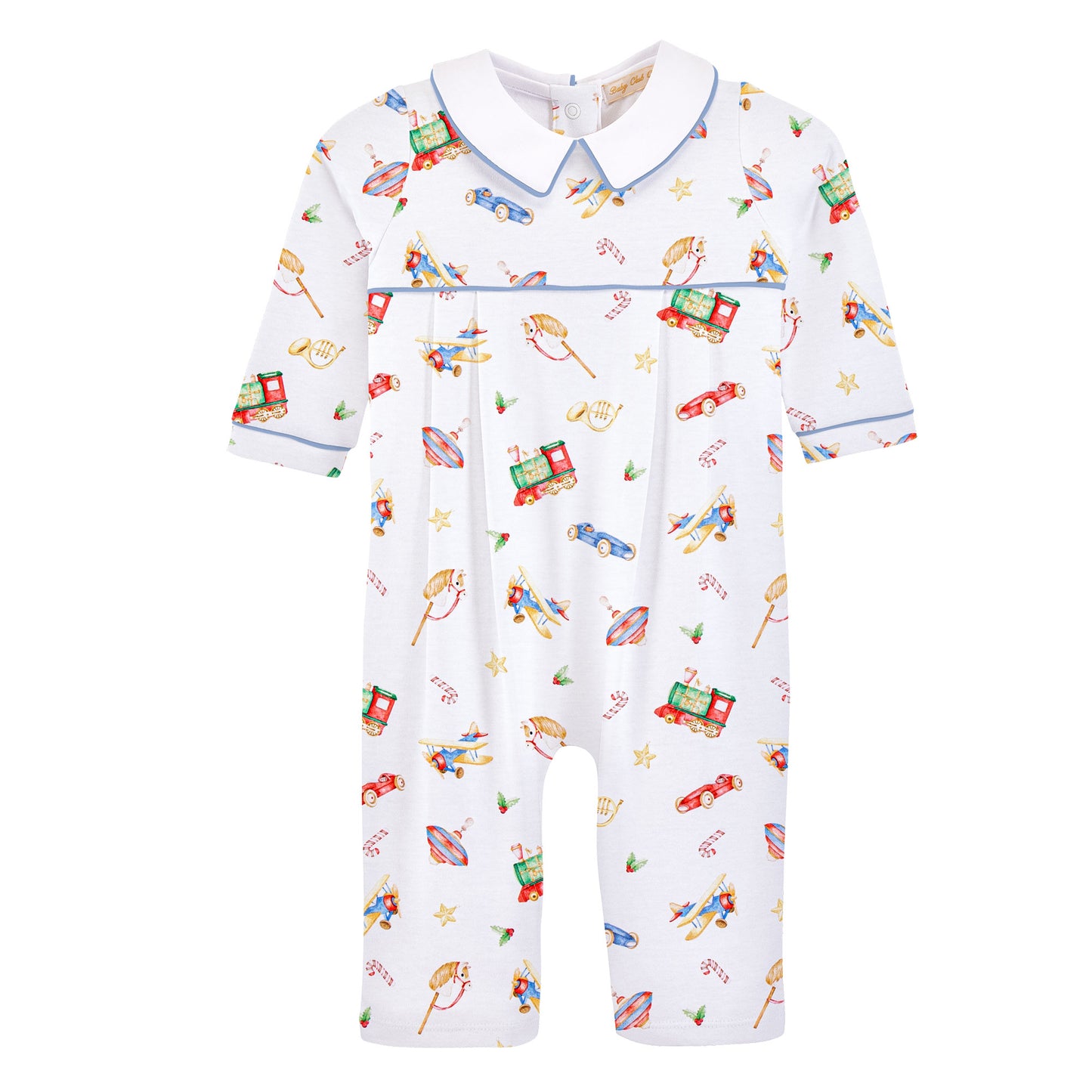 Holiday Heirlooms Pima - Playsuit w/Point Collar