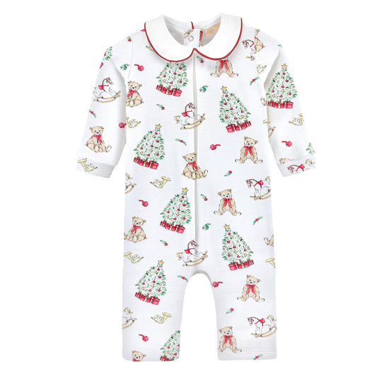 Holiday Time Pima - Round Collar Playsuit