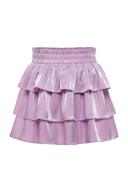 Pleat Luna Skirt - Purple