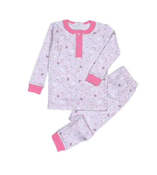 Polar Pals Pink Pima - Loungewear Set
