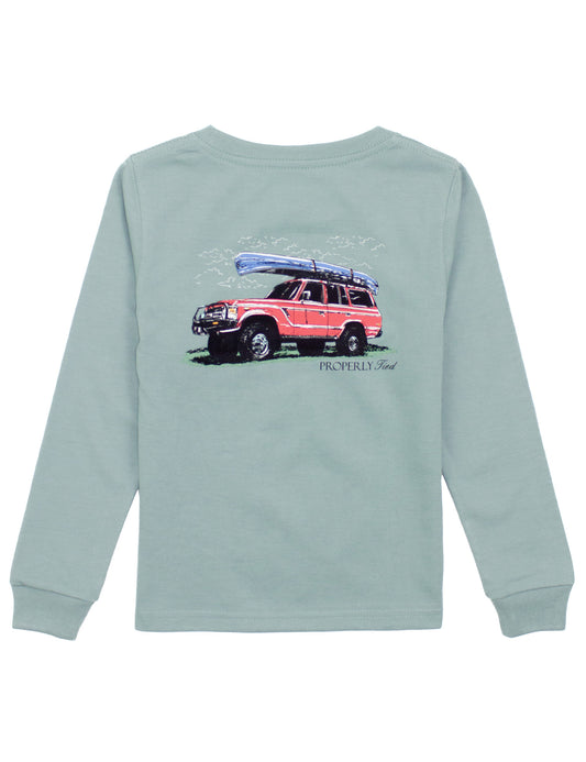 Properly Tied L/S Tee - Explorer on Fog