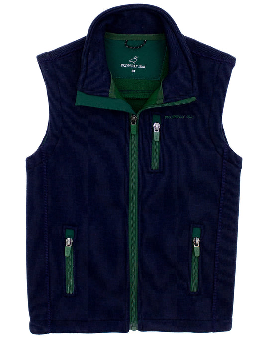 Properly Tied Highland Vest - Navy