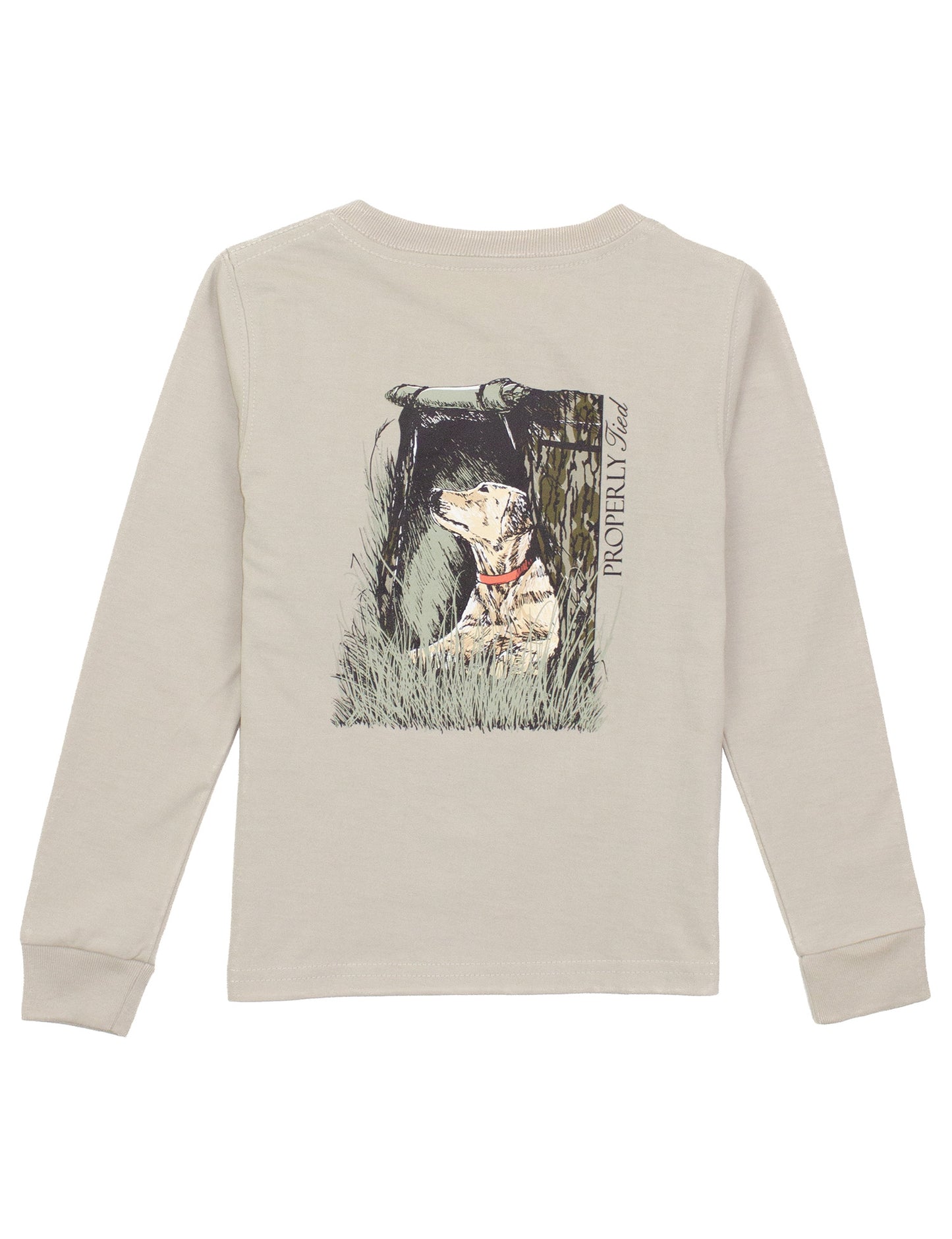 Properly Tied L/S Tee - Mossy Oak Lab on Linen