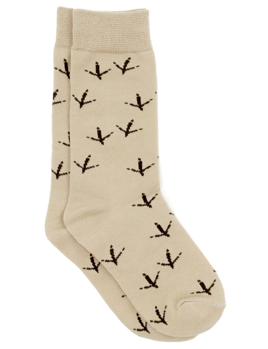 Properly Tied Lucky Duck Socks - Turkey Tracks