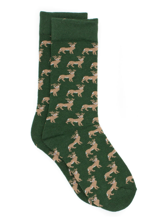 Properly Tied Lucky Duck Socks - Whitetail