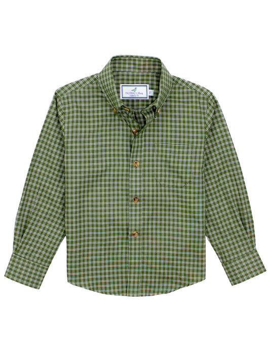 Properly Tied Woodland Sportshirt - Cypress Needle