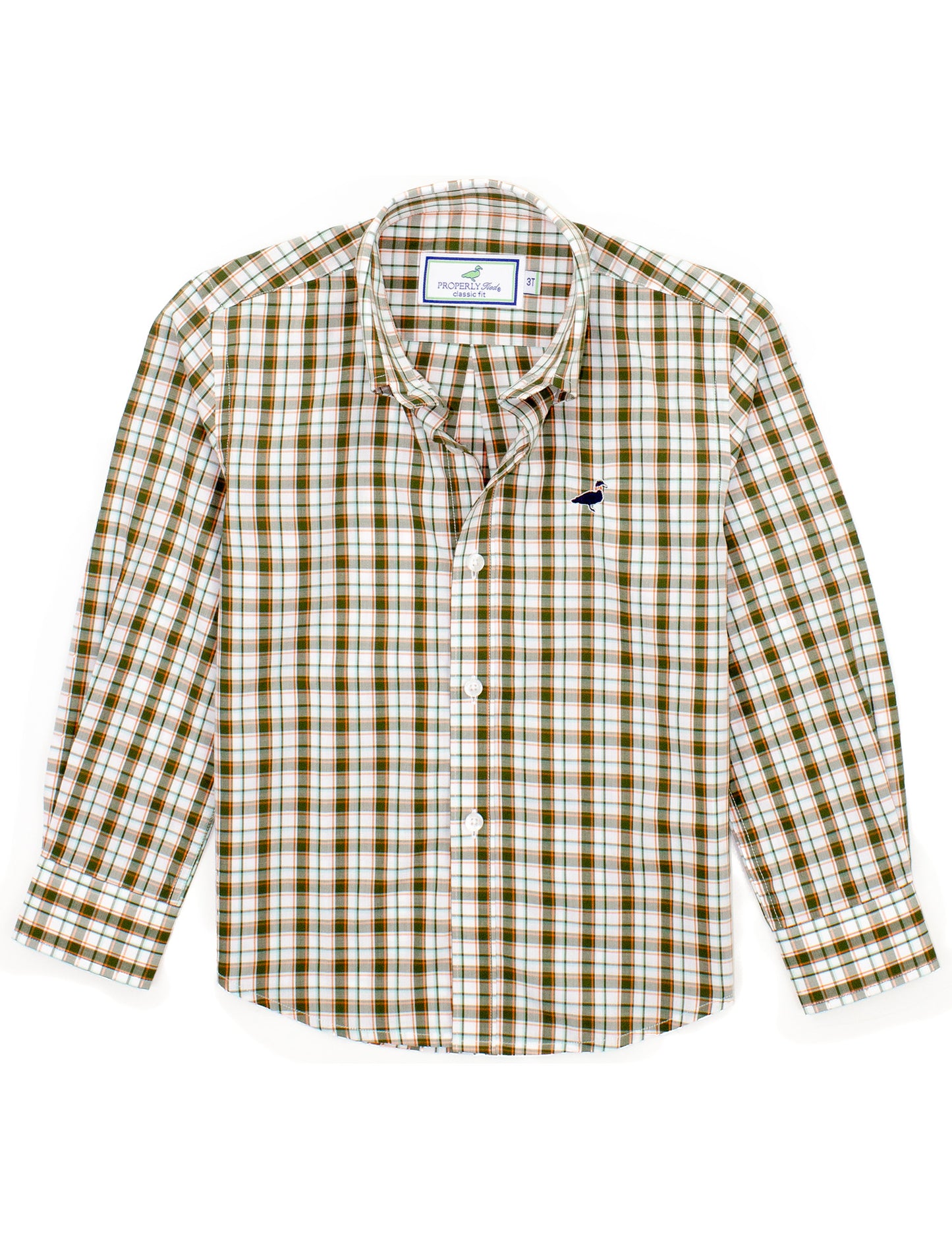 Properly Tied Seasonal Sportshirt - Olive Grove
